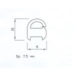 PIEDINO IN GOMMA PER GRIGLIE - P0001